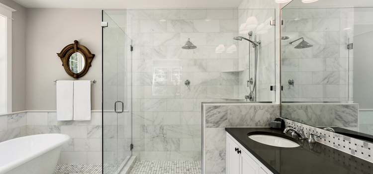 bathroom shower door installation in Silver Lakes