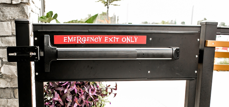 emergency push bar installation in Silver Lakes